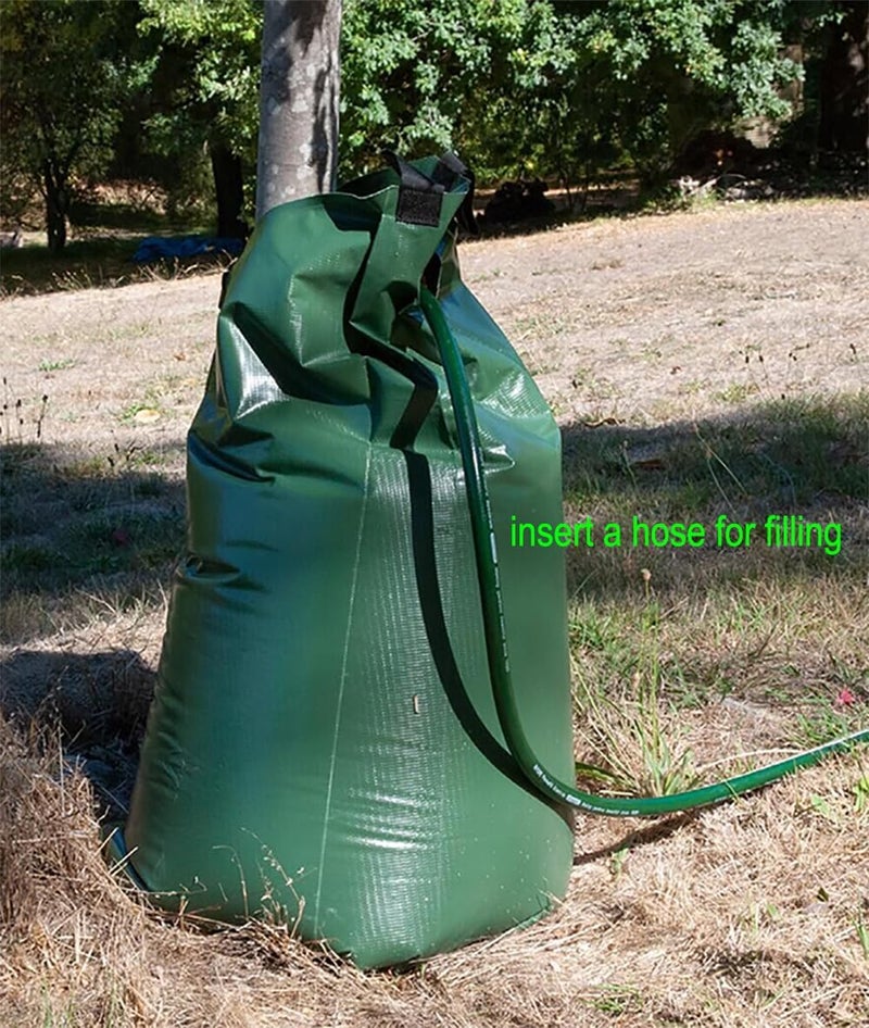 USHIGHLIGHT USHIGHTLIGHT All New 20 Gallon Tree Watering Bag, Slow Release Watering Bag for Trees, Portable Tree Drip Irrigation Bag, Water Saving Irrigation Water System(1/2/3) (2, 20 Gallon) - Image 4